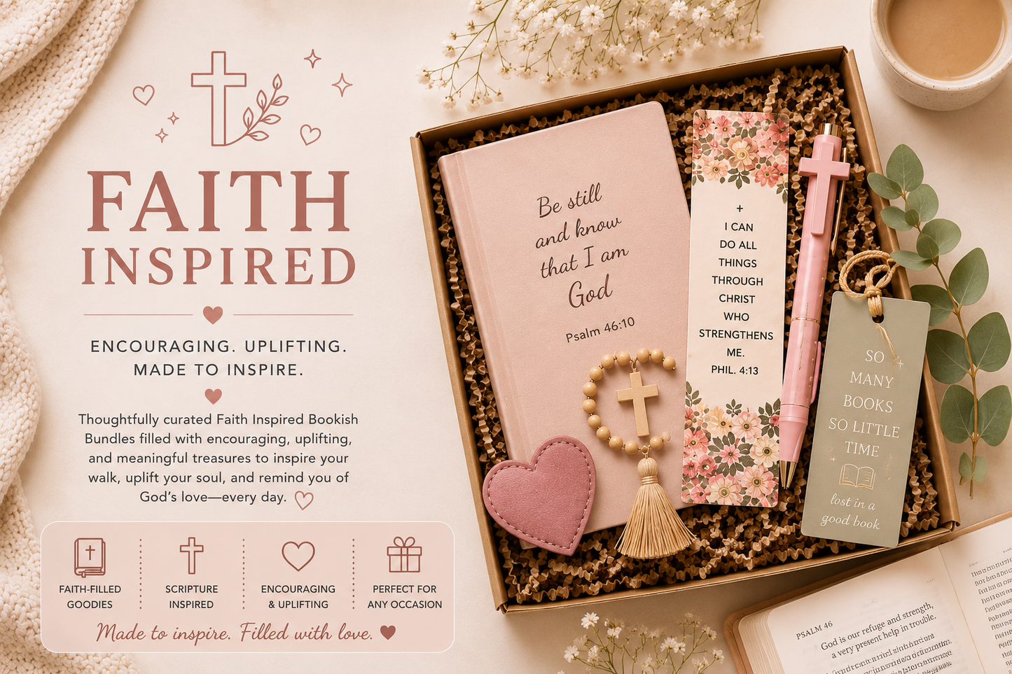 Faith Inspired Bookish Bundles 📚✨💛