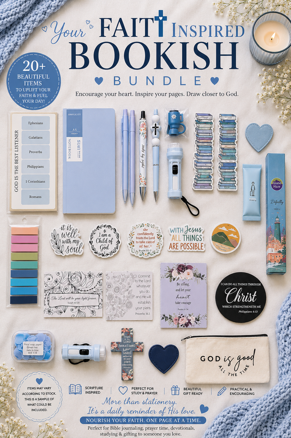 Faith Inspired Bookish Bundles 📚✨💛