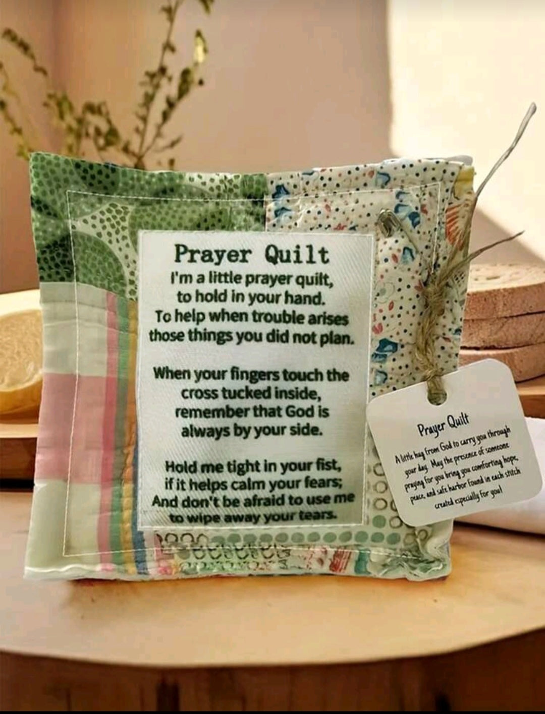 Mini Handheld Prayer Quilt