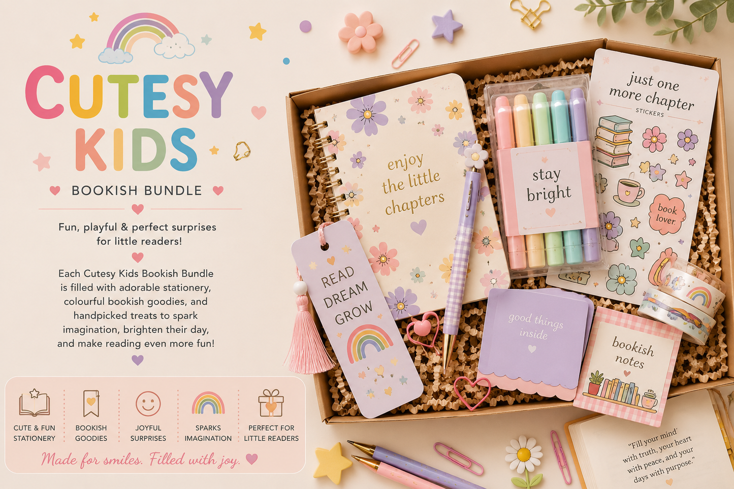 Cutesy Kids Bookish Bundle 📚🧸✨