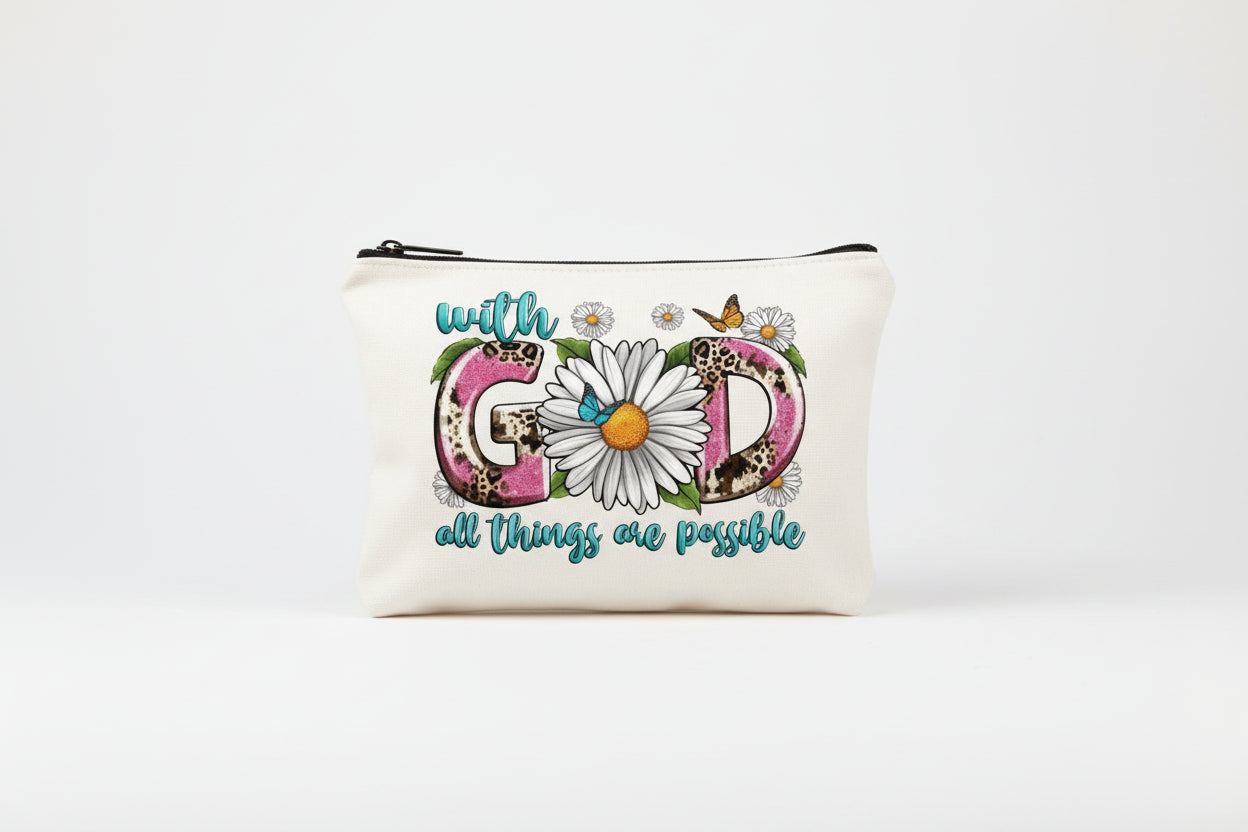Christian Makeup/Cosmetic/Stationary Bag.