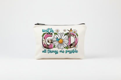 Christian Makeup/Cosmetic/Stationary Bag.