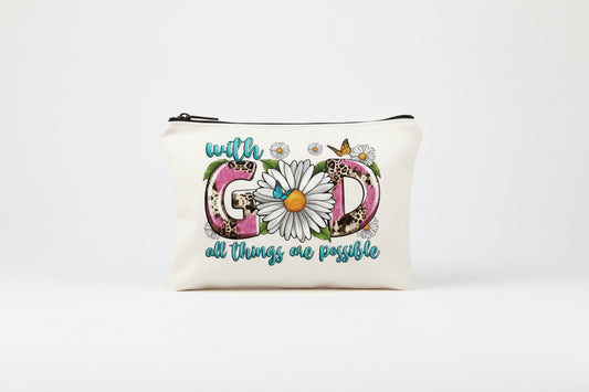 Christian Makeup/Cosmetic/Stationary Bag.