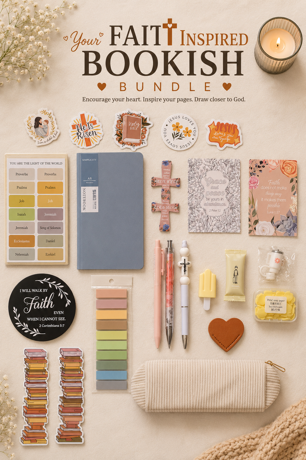 Faith Inspired Bookish Bundles 📚✨💛